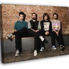 Bastille Dan Smith Farquarson Wood Simmons Rock Band  20x16 inch FRAMED CANVAS WALL PRINT