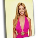 Britney Spears Cute Pink Dress Music Singer  20x16 inch FRAMED CANVAS WALL PRINT