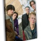 Radiohead Retro Young Music Alternative Rock Band  20x16 inch FRAMED CANVAS WALL PRINT