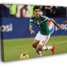 Rafael Marquez Dribbling Mexico World Cup Football  20x16 inch FRAMED CANVAS WALL PRINT