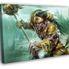 Sacred 3 Safiri Character Video Game  20x16 inch FRAMED CANVAS WALL PRINT