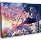 Sakuya Izayoi Touhou Project Hot Girl Anime  20x16 inch FRAMED CANVAS WALL PRINT