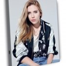 Scarlett Johansson Actress  20x16 inch FRAMED CANVAS WALL PRINT