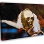 Star Wars C-3PO Anthony Daniels Behind Scenes Rare  20x16 inch FRAMED CANVAS WALL PRINT