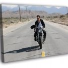 Taylor Kitsch Motorbike Awesome Suit Road Hot Rare  20x16 inch FRAMED CANVAS WALL PRINT