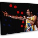 Queen Rare Performance Freddie Mercury Microphone WALL  20x16 inch FRAMED CANVAS PRINT