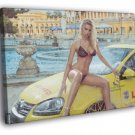 Leonie Hagmeyer-Reyinger Volkswagen Golf WALL  20x16 inch FRAMED CANVAS PRINT