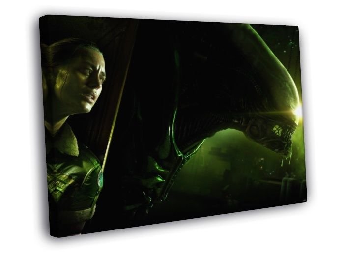 Alien Isolation Amanda Ripley Alien WALL  20x16 inch FRAMED CANVAS PRINT