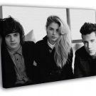 London Grammar Indie Pop Band Music BW  20x16 inch FRAMED CANVAS WALL PRINT