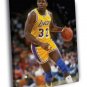 Magic Johnson Los Angeles Lakers Retro WALL  20x16 inch FRAMED CANVAS PRINT