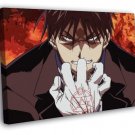 Fullmetal Alchemist Roy Mustang Anime Manga Art WALL  20x16 inch FRAMED CANVAS PRINT