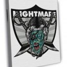 Oakland Raiders Cool Logo Art Football Sport WALL  20x16 inch FRAMED CANVAS PRINT