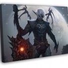 Lineage 2 Dark Elf LA2 MMO Video Game Art  20x16 inch FRAMED CANVAS WALL PRINT
