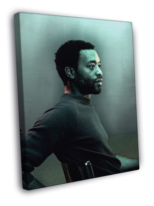Chiwetel Ejiofor Portrait Awesome Handsome Actor WALL  20x16 inch FRAMED CANVAS PRINT