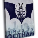 Dark Knight Gotham Bane Cool Art Artwork WALL  20x16 inch FRAMED CANVAS PRINT
