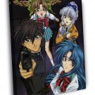 Full Metal Panic Characters Anime Manga Art WALL  20x16 inch FRAMED CANVAS PRINT