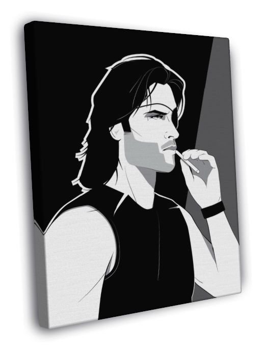 Escape From New York Kurt Russell Art  20x16 inch FRAMED CANVAS WALL PRINT