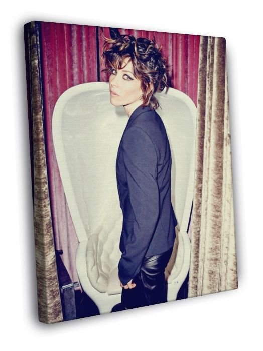 Evangeline Lilly Actress  20x16 inch FRAMED CANVAS WALL PRINT