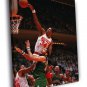 Hakeem Olajuwon Dunk The Dream Houston Rockets  20x16 inch FRAMED CANVAS WALL PRINT