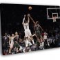 Joe Johnson Brooklyn Nets Game Winner Buzzer  20x16 inch FRAMED CANVAS WALL PRINT