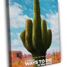 A Million Ways To Die In The West Movie  20x16 inch FRAMED CANVAS WALL PRINT