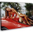 Ashanti Red Car Ice Cream R&B Hip Hop Pop Singer Music  20x16 inch FRAMED CANVAS WALL PRINT