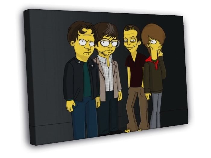 Death Cab For Cutie Alternative Indie Rock Band Art  20x16 inch FRAMED CANVAS WALL PRINT