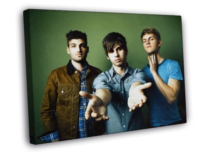 Foster The People Pop Band Music  20x16 inch FRAMED CANVAS WALL PRINT