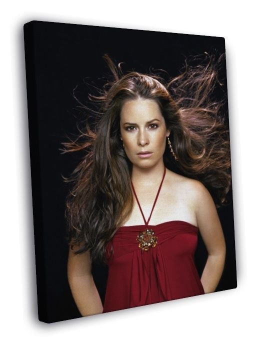 Holly Marie Combs Actress Charmed  20x16 inch FRAMED CANVAS WALL PRINT