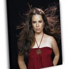 Holly Marie Combs Actress Charmed  20x16 inch FRAMED CANVAS WALL PRINT