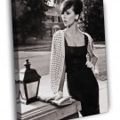 Jennifer Love Hewitt Retro BW Actress  20x16 inch FRAMED CANVAS WALL PRINT