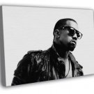 Kanye West Sunglasses BW Rapper Hip-Hop Music Rap  20x16 inch FRAMED CANVAS WALL PRINT