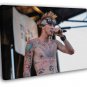Machine Gun Kelly MGK Live Concert Rapper Hip-Hop Rap  20x16 inch FRAMED CANVAS WALL PRINT