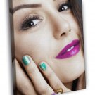 Nina Dobrev Cool Make Up Portrait Actress  20x16 inch FRAMED CANVAS WALL PRINT