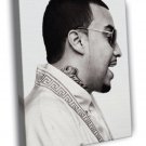 French Montana Portrait Rapper Hip-Hop Rap Music  20x16 inch FRAMED CANVAS WALL PRINT