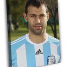 Javier Mascherano Argentina Football Soccer Sport  20x16 inch FRAMED CANVAS WALL PRINT