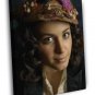 Katie Melua Portrait Blues Jazz Singer Music 20x16 inch FRAMED CANVAS WALL PRINT