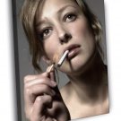Alexandra Lara Beautiful Portrait Actress  20x16 inch FRAMED CANVAS WALL PRINT