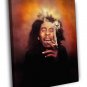 Bob Marley Portrait Reggae Singer Vintage  20x16 inch FRAMED CANVAS WALL PRINT