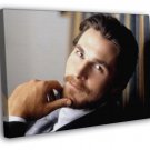 Christian Bale Portrait Suit Handsome Charming  20x16 inch FRAMED CANVAS WALL PRINT