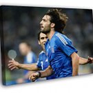 Georgios Samaras Goal Celebration Greece Football  20x16 inch FRAMED CANVAS WALL PRINT