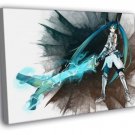 Hatsune Miku Vocaloid Beautiful Anime Manga  20x16 inch FRAMED CANVAS WALL PRINT