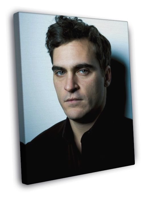 Joaquin Phoenix Portrait Hot Handsome Charming  20x16 inch FRAMED CANVAS WALL PRINT