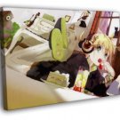 Kagamine Rin Vocaloid Cute Girl Anime Art  20x16 inch FRAMED CANVAS WALL PRINT