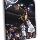 Black Mamba Dwight Howard Posterize Lakers  20x16 inch FRAMED CANVAS WALL PRINT
