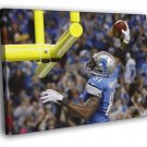 Calvin Johnson Detroit Lions Football  20x16 inch FRAMED CANVAS WALL PRINT