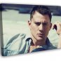 Channing Tatum Portrait Actor Handsome  20x16 inch FRAMED CANVAS WALL PRINT