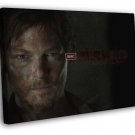 Daryl Dixon Norman Reedus Crossbow Portrait  20x16 inch FRAMED CANVAS WALL PRINT