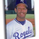George Brett Kansas City Royals Baseball Sport  20x16 inch FRAMED CANVAS WALL PRINT