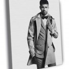 Gerard Pique Hot BW Suit Barcelona Football  20x16 inch FRAMED CANVAS WALL PRINT